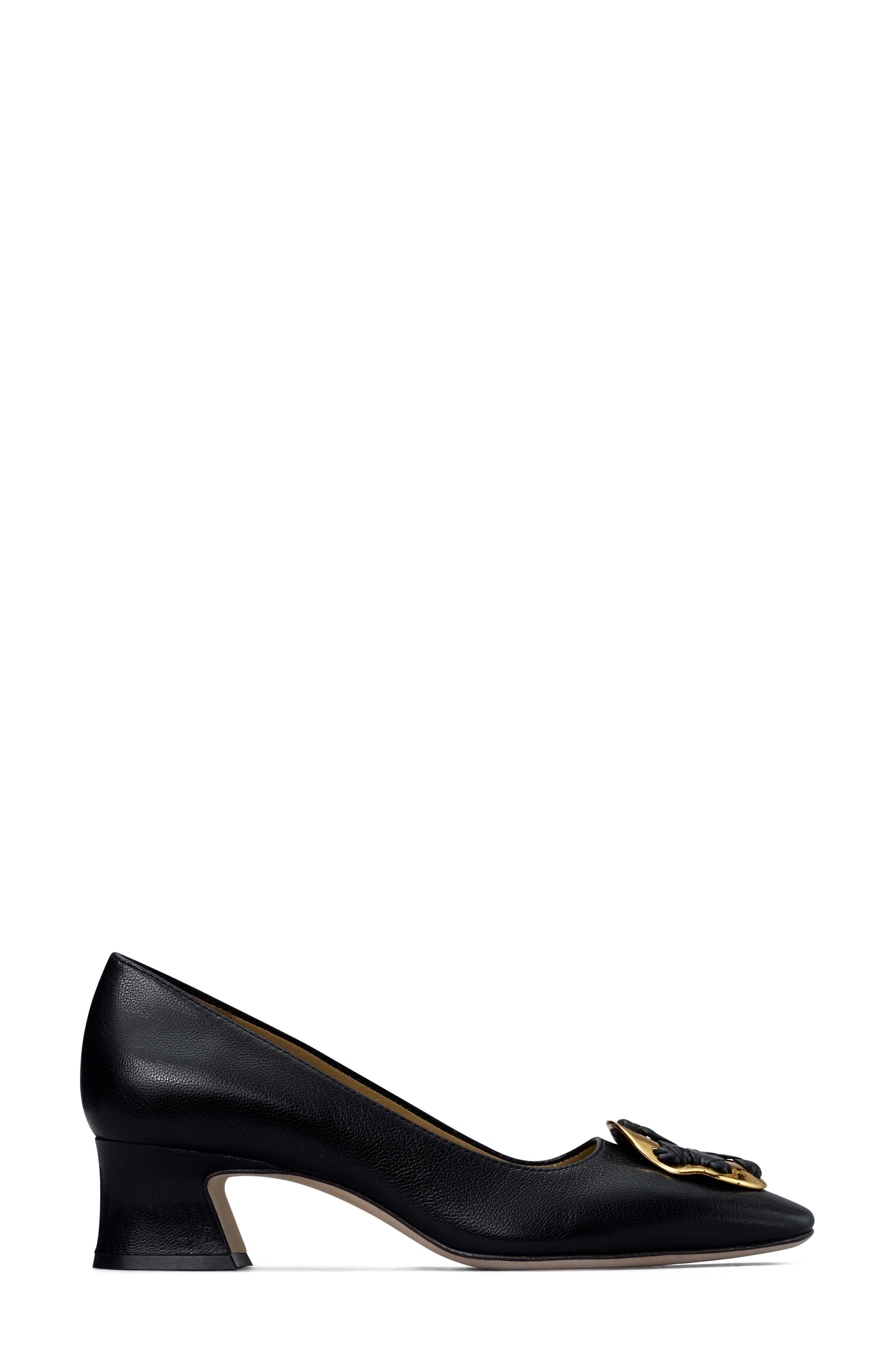 Tory Burch Block Heel Medallion Pump, Alternate, color, 
