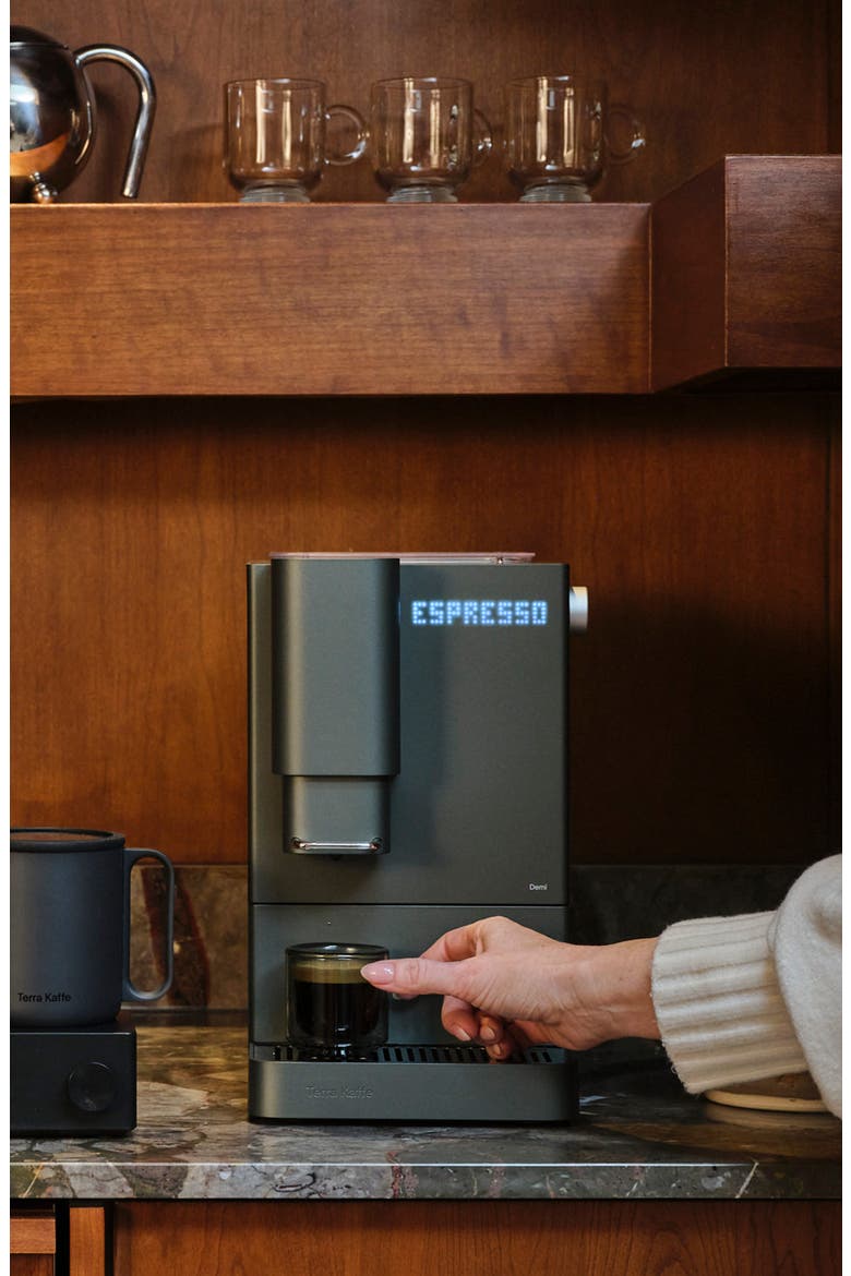 Demi Automatic Espresso Machine, Alternate, color, FOREST