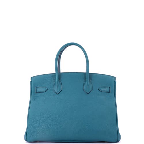 Pre-owned Hermes  Hermes Birkin Handbag Blue Togo With Gold Hardware 30