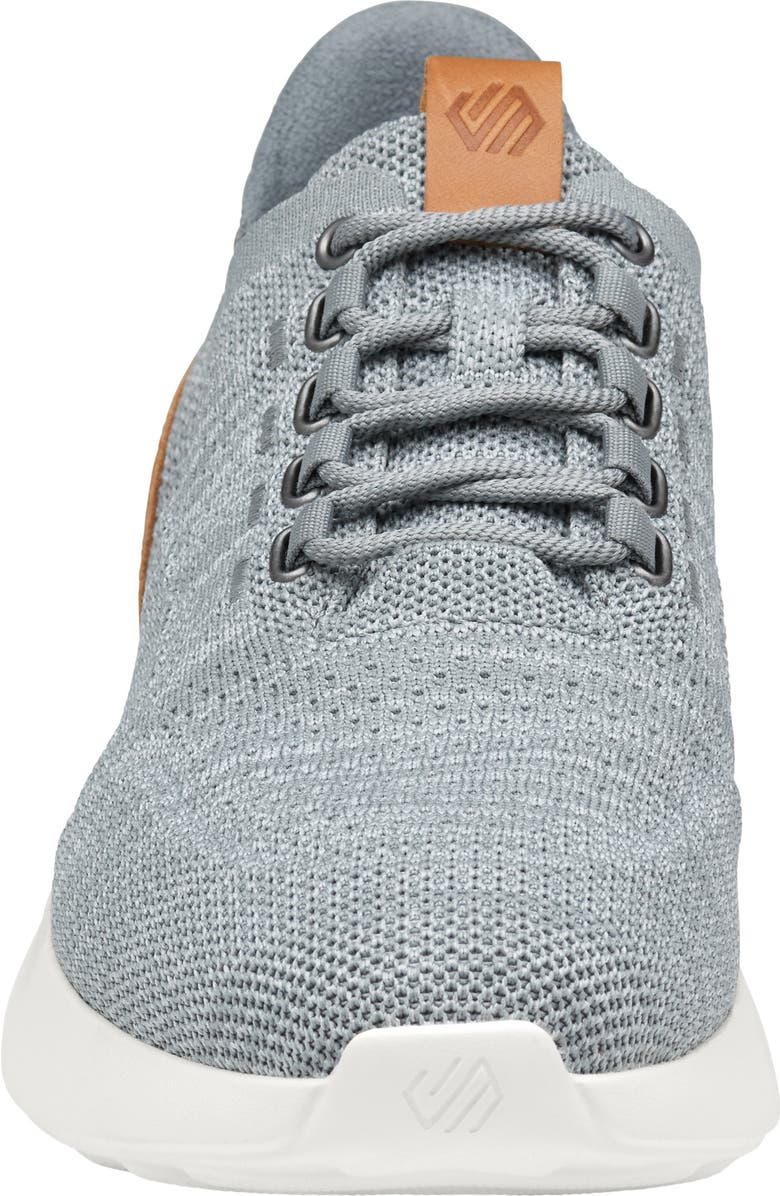 Johnston & Murphy Amherst 2.0 Knit Plain Toe Sneaker - Wide Width Available, Alternate, color, Gray Heathered Knit