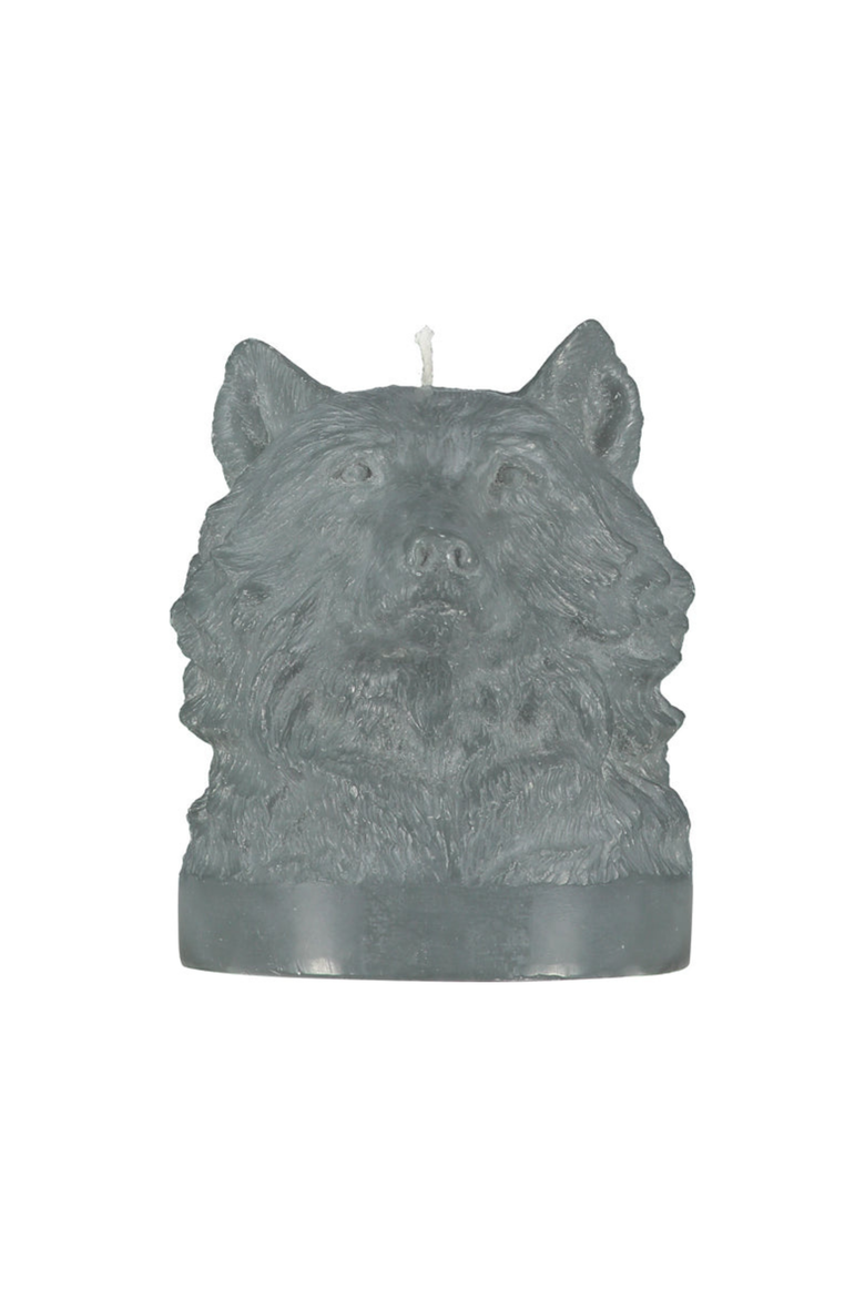 Wolf Head Candle, Main, color, Gunmetal Grey