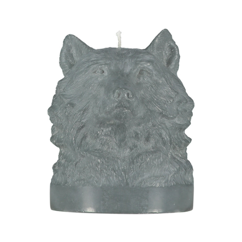 Wolf Head Candle