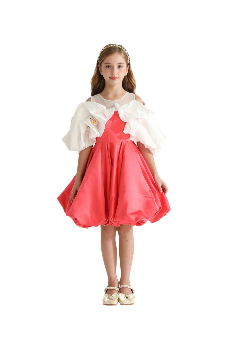 Tulleen Isadora Dress, Alternate, color, Red