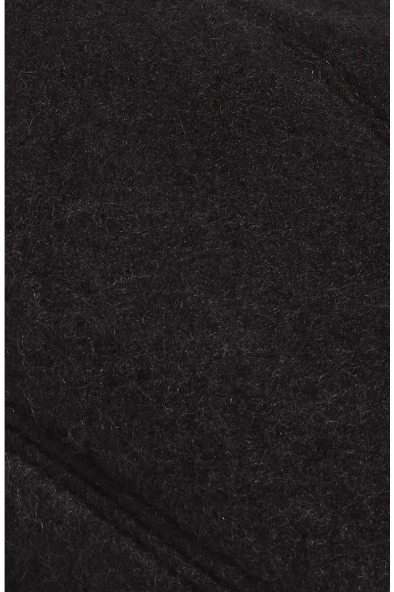 Wool Blend Newsboy Cap, Alternate, color, BLACK
