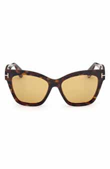 TOM FORD 55mm Butterfly Sunglasses
