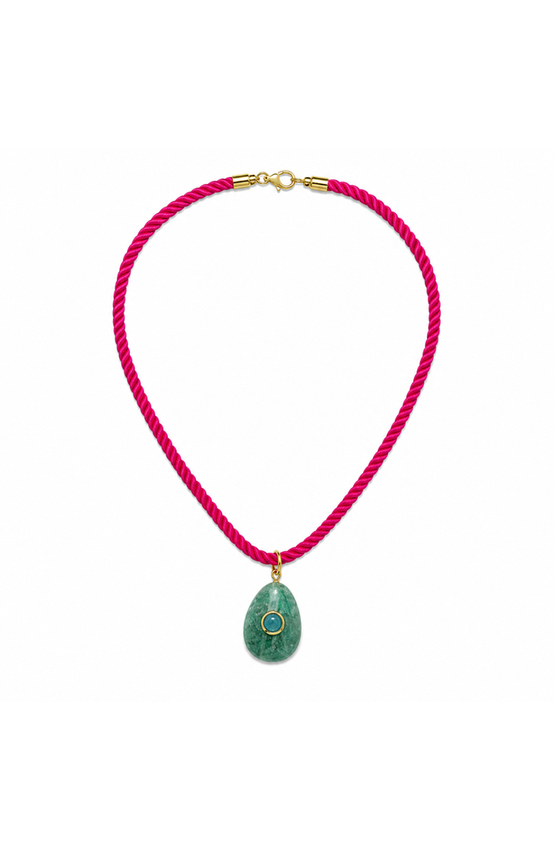Erin McDermott Jewelry Capri Cabana Necklace, Main, color, Pink