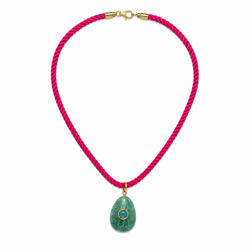 Erin Mcdermott Jewelry Capri Cabana Necklace In Pink