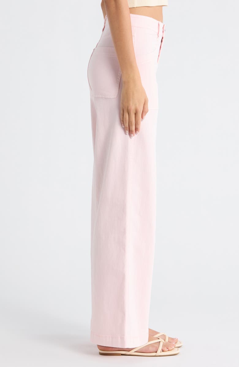 Billabong Rival High Waist Wide Leg Jeans, Alternate, color, Rosewater