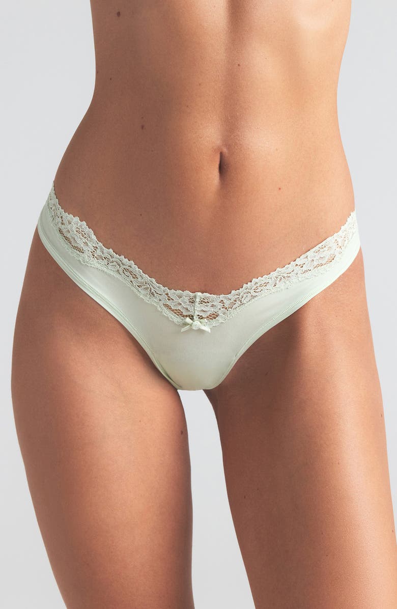 SKIMS Fits Everybody 5-Pack Dipped Thongs, Alternate, color, Bouquet Multi