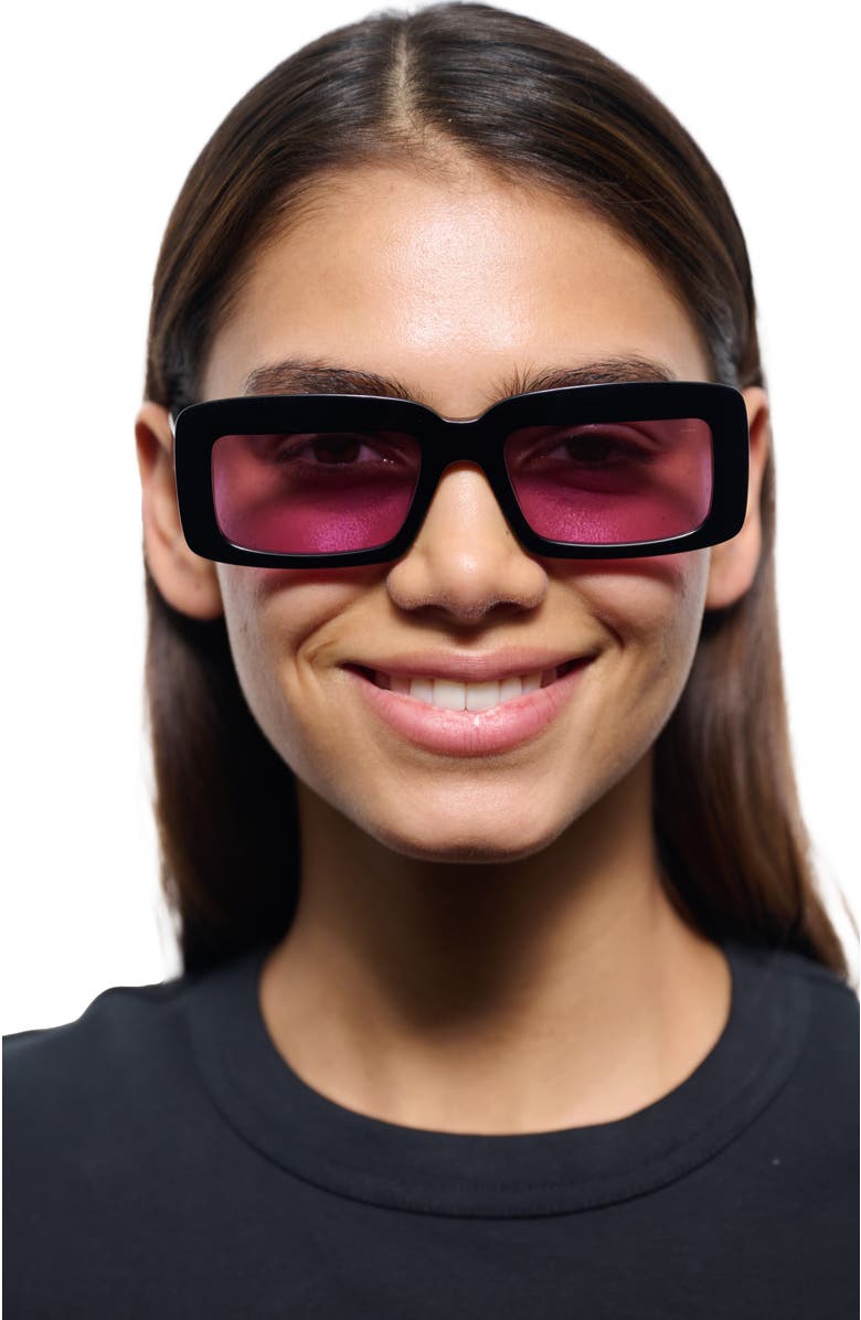 Italia Independent Alchimia Sunglasses, Alternate, color, Black