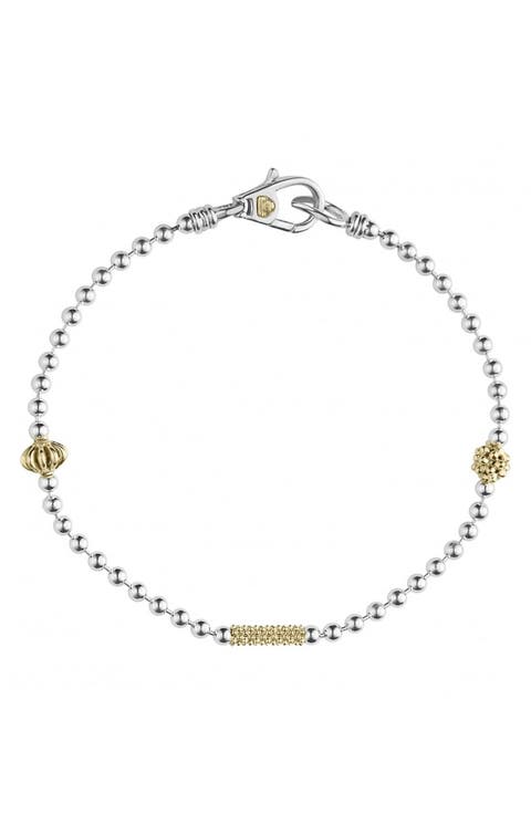 Caviar Icon Single Strand Bracelet