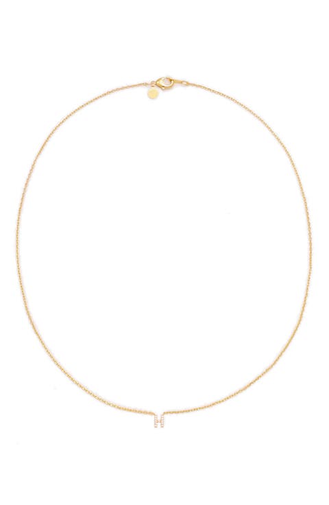 Call Me By Your Name Initial Pendant Necklace