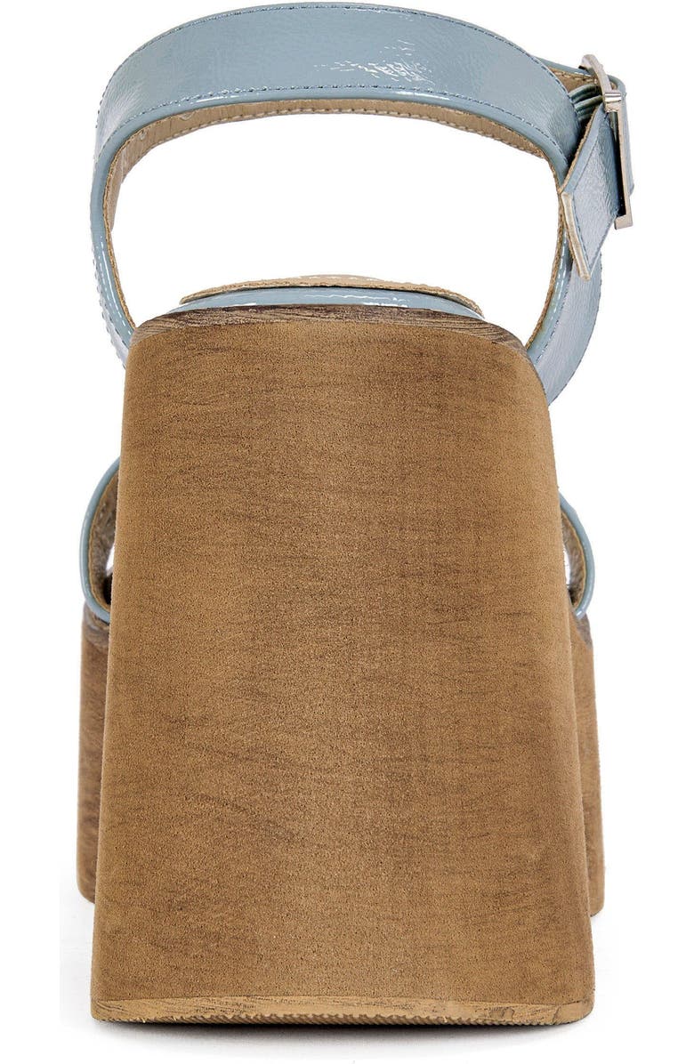 AZALEA WANG Elizabella Block Sandal, Alternate, color, Blue