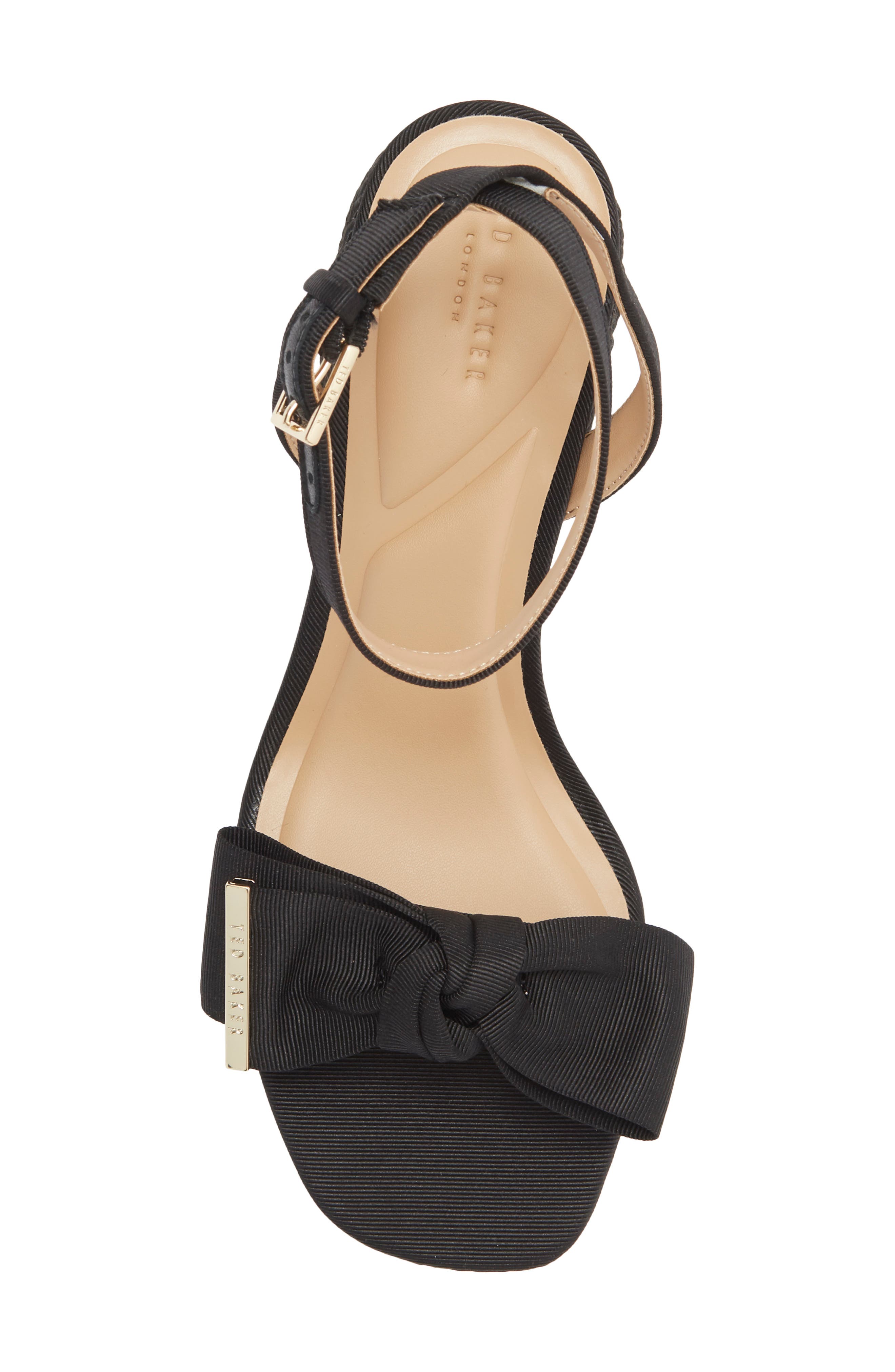 Ted Baker London Giana Block Heel Sandal, Alternate, color, Black