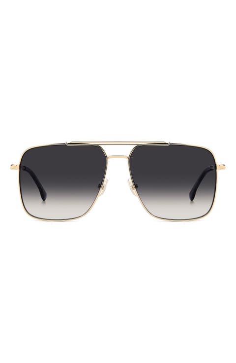 VB 1019/S 60mm Rectangular Aviator Sunglasses