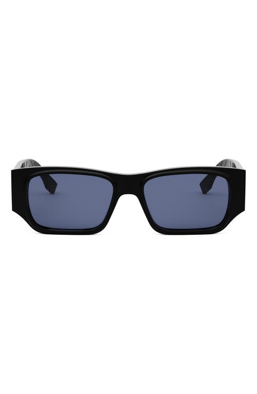 Fendi Ff Squared 54mm Rectangular Sunglasses In Multi