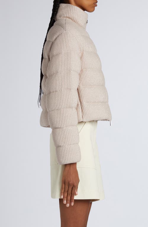 Moncler Thoiry Down Puffer Jacket In Pink