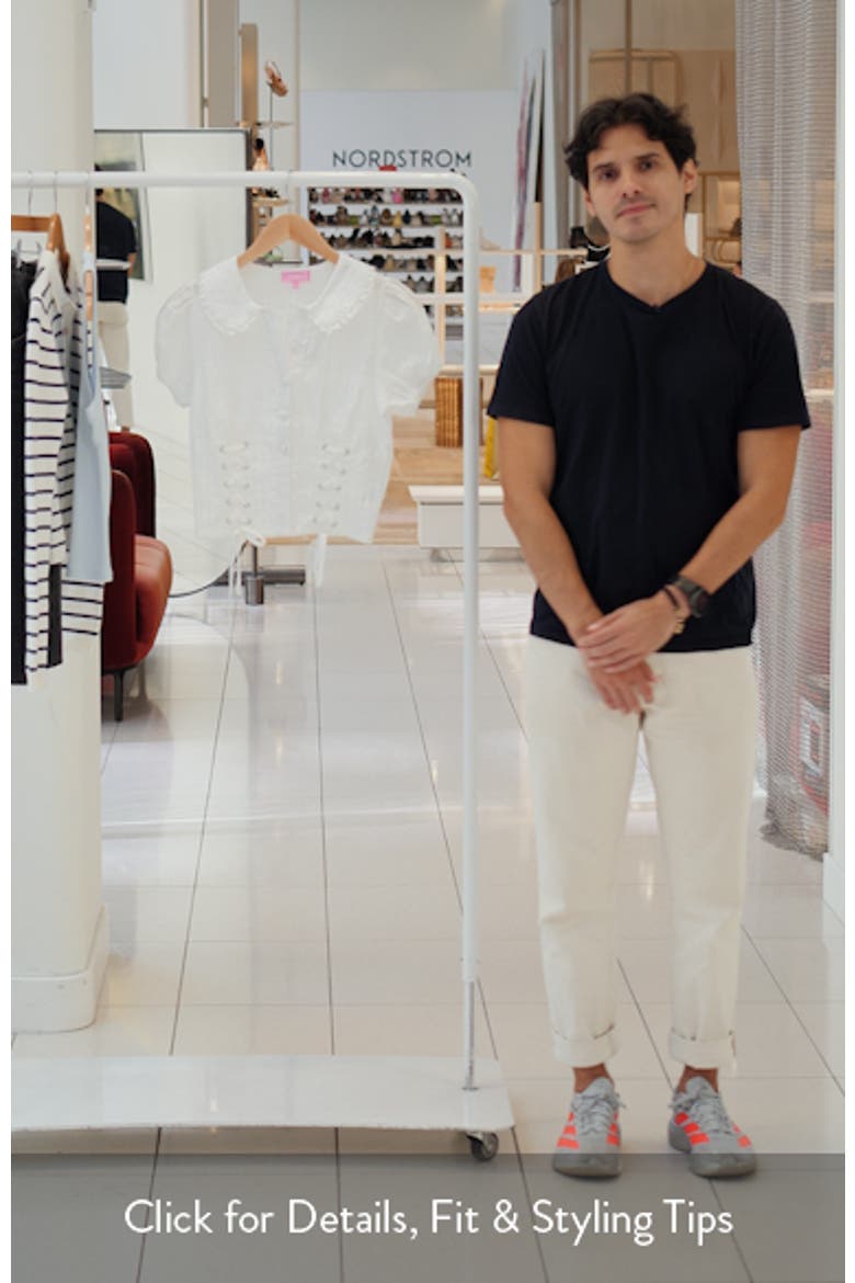 Valera Lace-Up Cotton Button-Up Shirt video