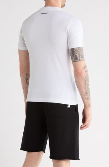 Slim Fit Single Arrow Cotton Graphic T-Shirt