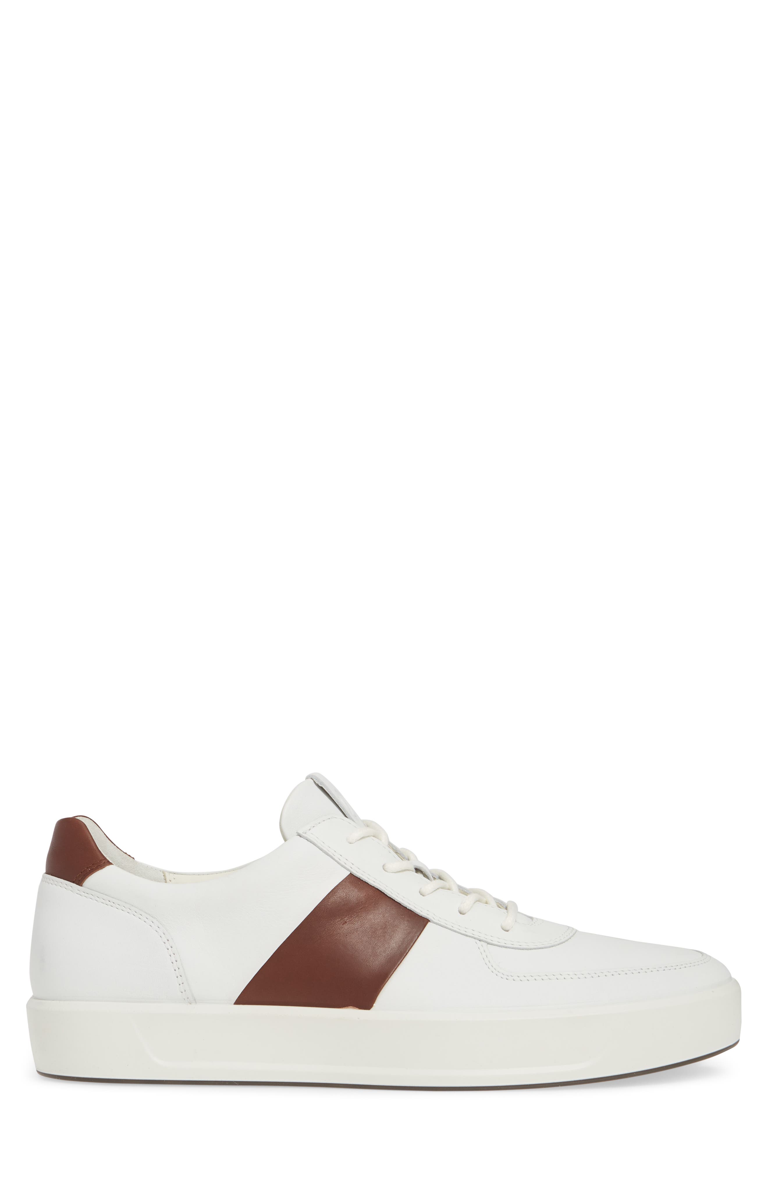 Soft 8 Sneaker, Alternate, color, WHITE/ RUST LEATHER