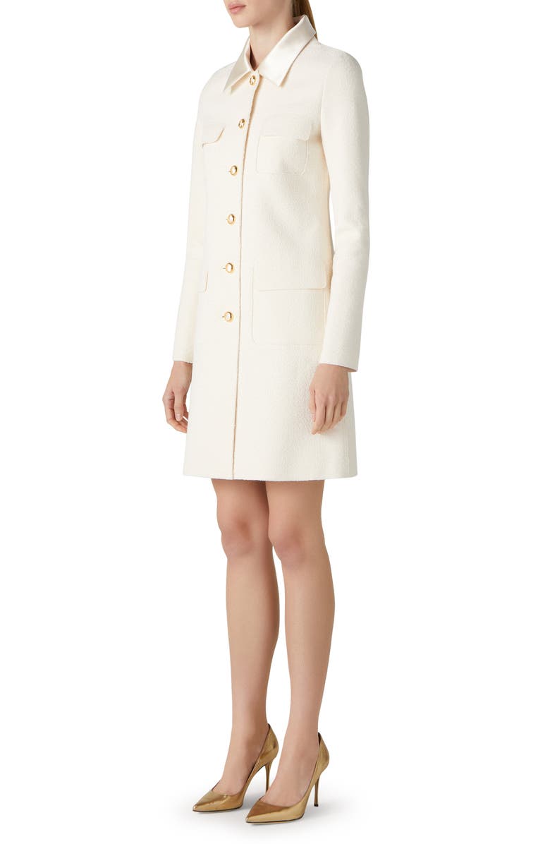 St. John Collection Bonded Tweed Longline Jacket, Alternate, color, 