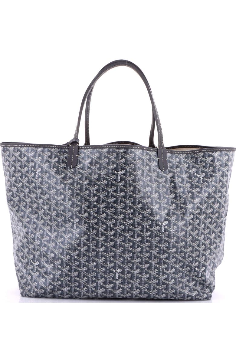 Pre-Owned Goyard Saint Louis Tote Coated Canvas GM, Alternate, color, Gray