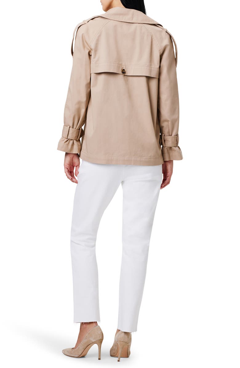 NIC+ZOE Femme Short Cotton Trench Jacket, Alternate, color,