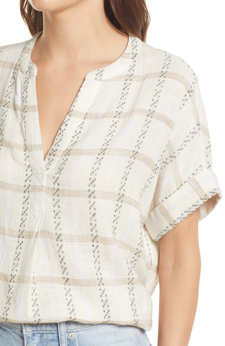 Madewell Lakeline Popover Shirt, Alternate, color, 