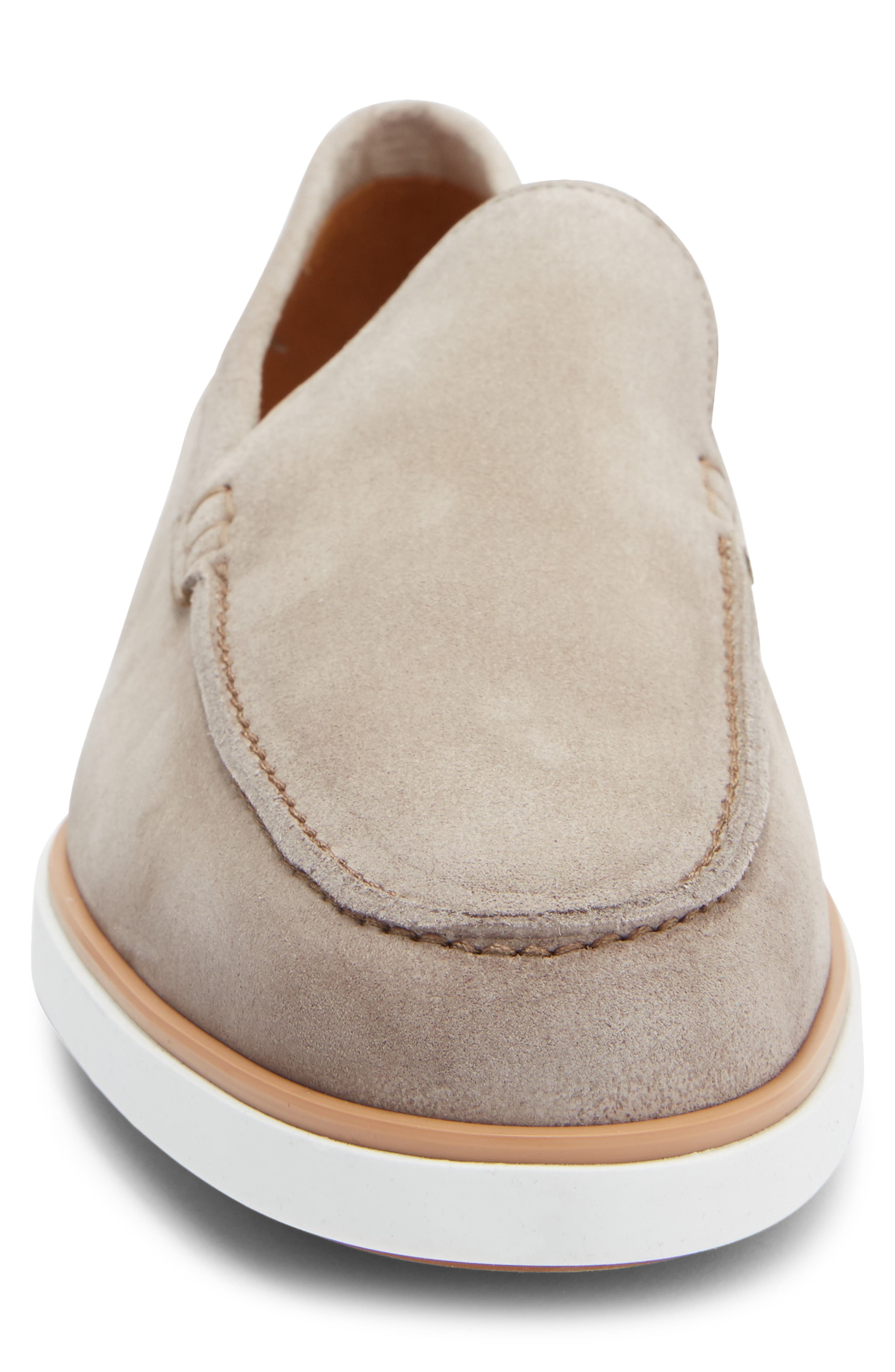 Magnanni Lourenco Waterproof Loafer, Alternate, color, Taupe