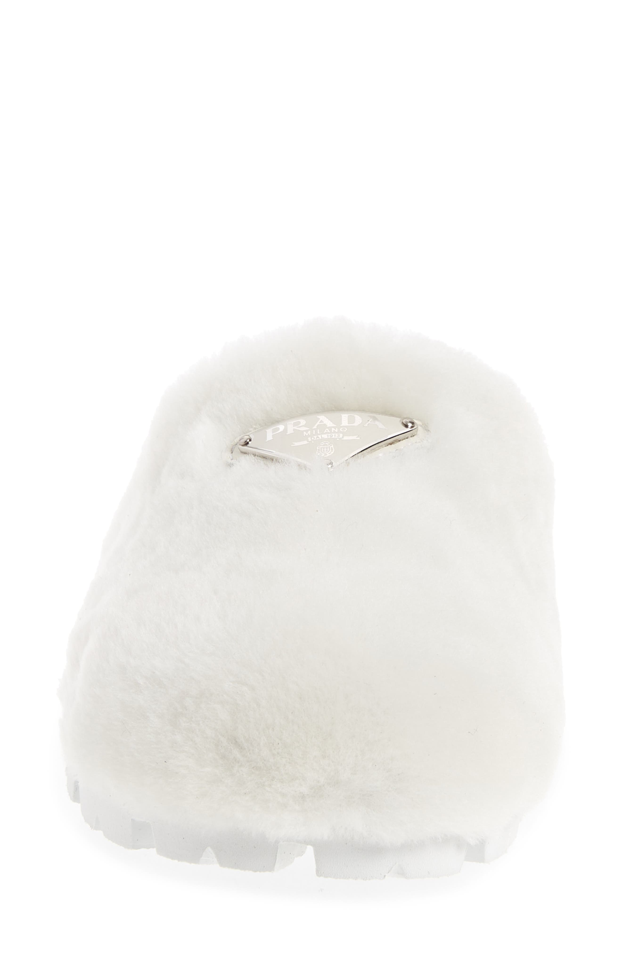 Fussbett Fluffy Genuine Shearling Slipper, Alternate, color, BIANCO