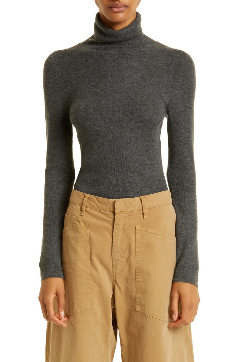 Nili Lotan Lynnette Turtleneck Cashmere Sweater, Main, color,