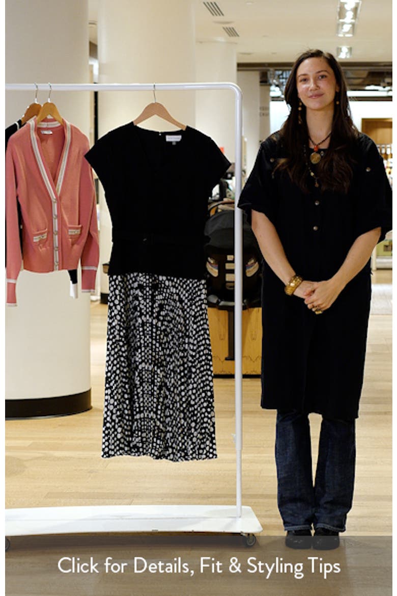 The Nina Belted Pleated Dress video