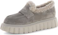 Voile Blanche Grenelle Genuine Shearling Platform Loafer