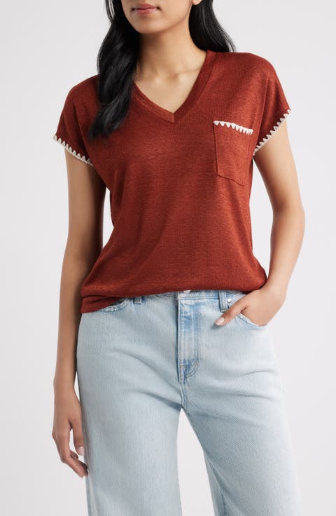 Whipstitch Pocket T-Shirt