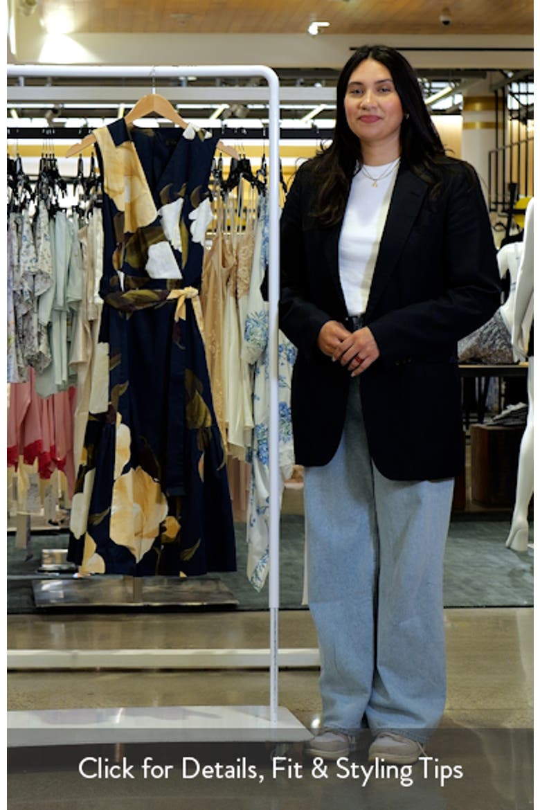 Sleeveless Faux Wrap Midi Dress video