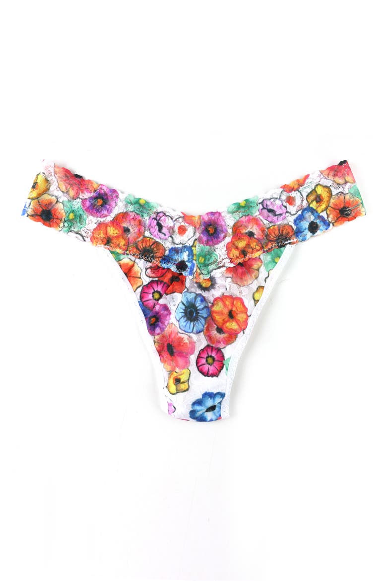 Print Original Rise Thong, Alternate, color, LINGER AWHILE