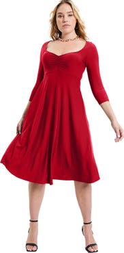 June + Vie Sweetheart Swing Dress