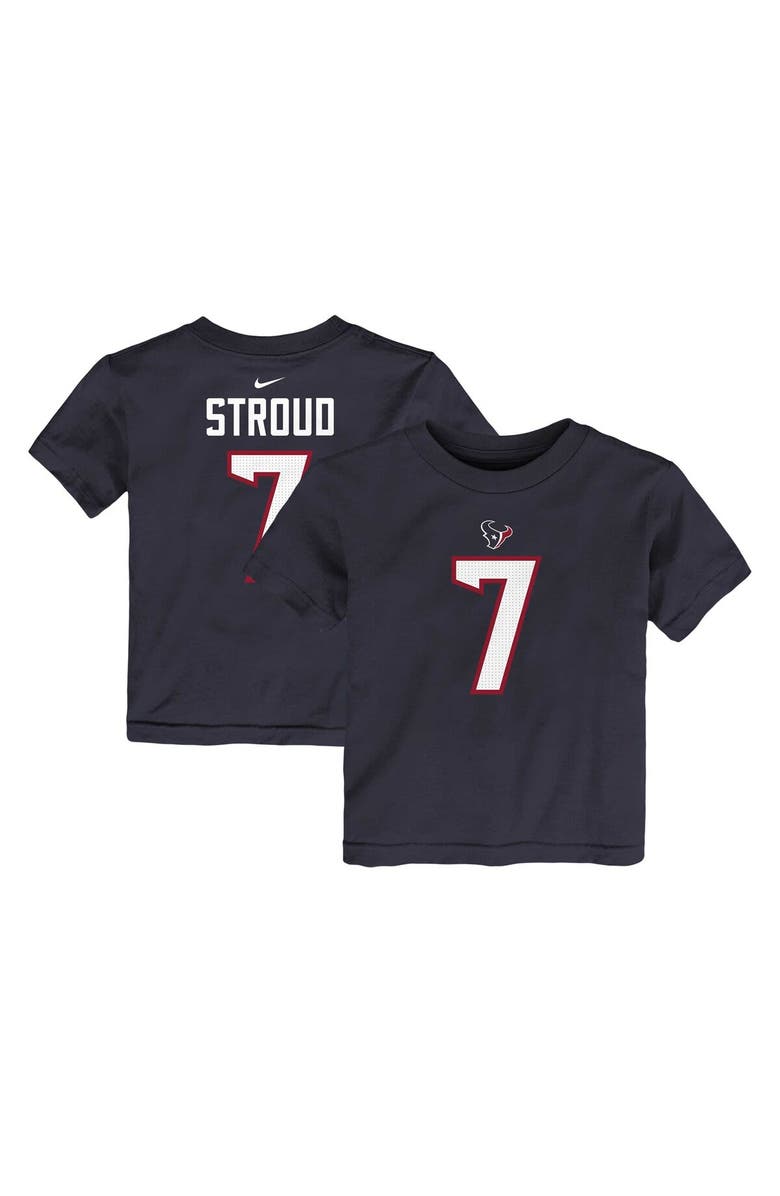 Nike Toddler Nike C.J. Stroud Navy Houston Texans Player Name & Number T-Shirt, Alternate, color, Navy