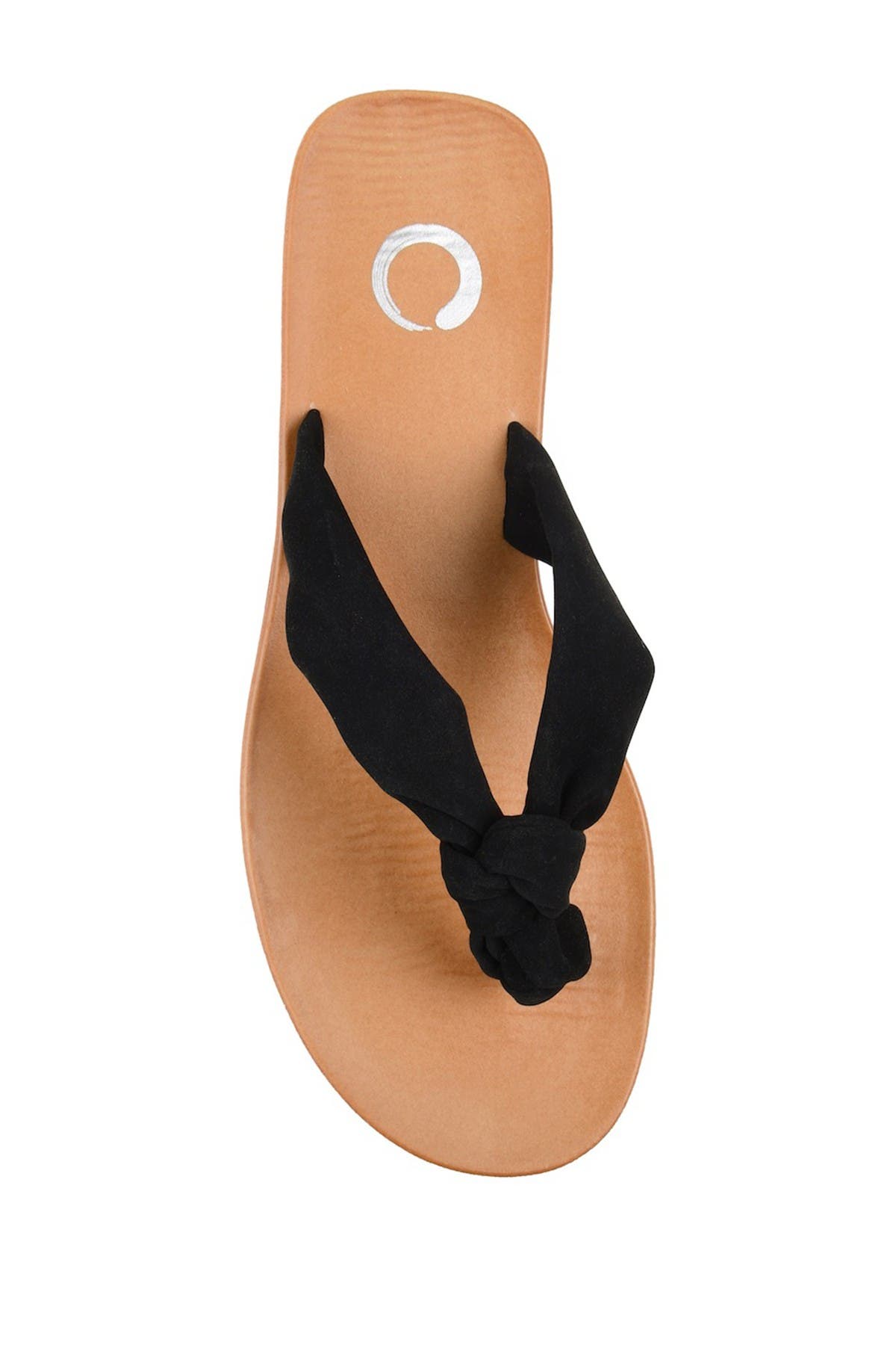 Journee Collection Brindle Thong Sandal, Alternate, color, 
