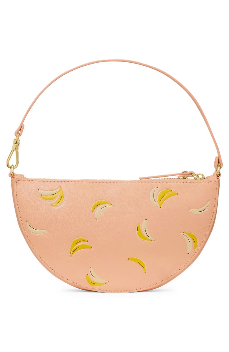 Kate Spade New York wink leather wristlet, Alternate, color, Light Cantaloupe