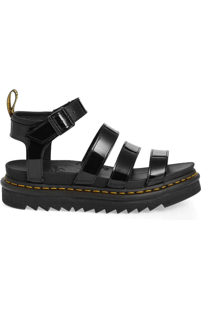 Dr. Martens Blaire Sandal, Alternate, color, Black Patent Leather