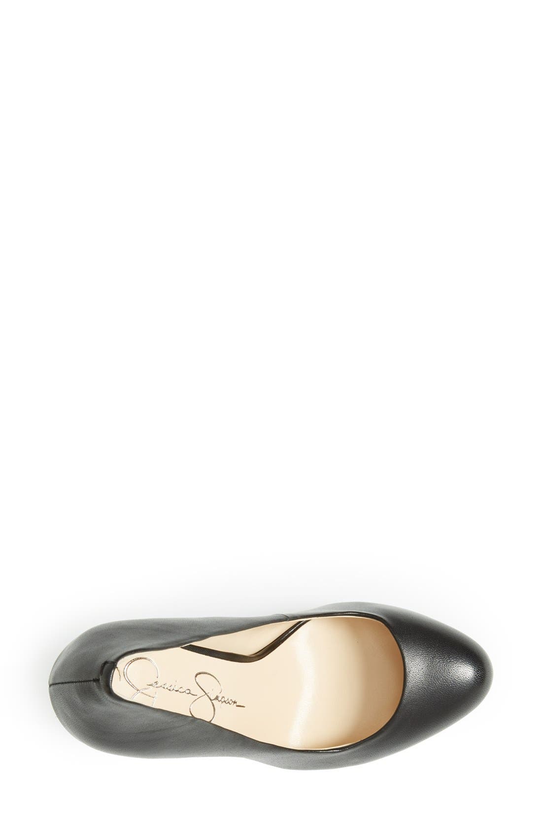 'Natalli' Pump, Alternate, color, BLACK