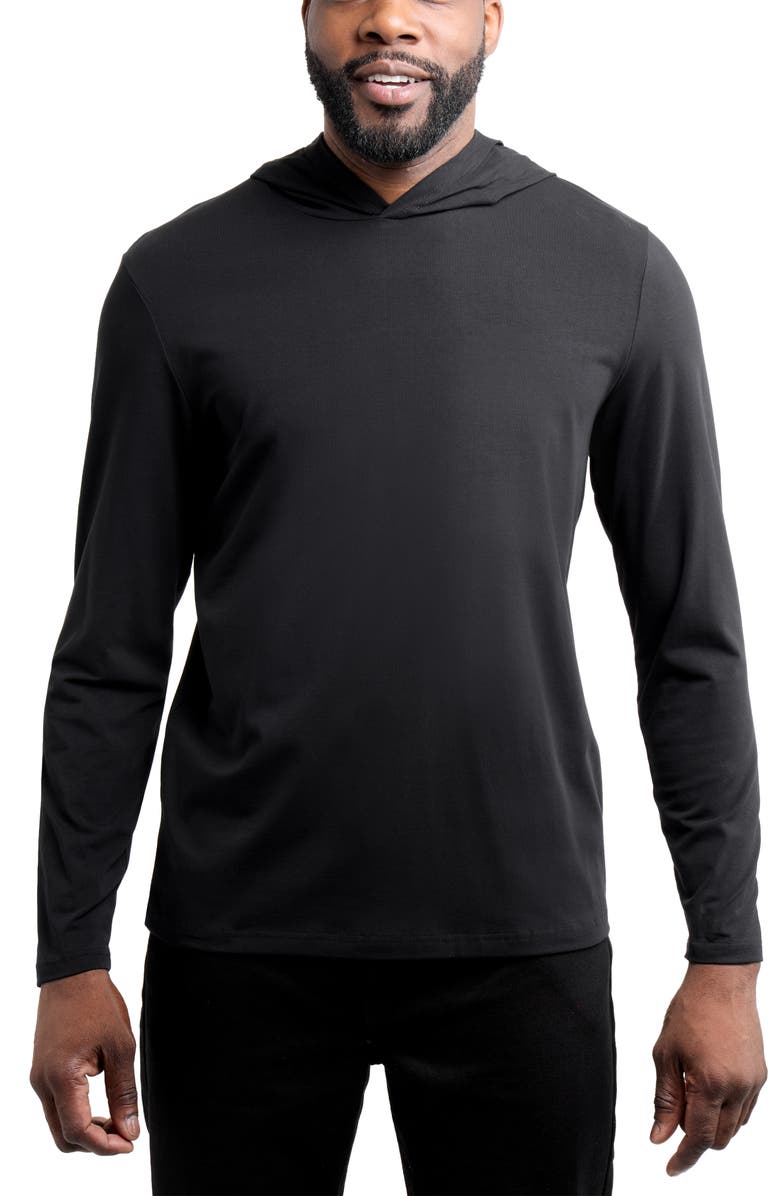 XRAY Long Sleeve Hooded T-Shirt, Alternate, color, Black