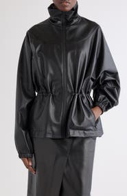 Givenchy Gathered Leather Jacket