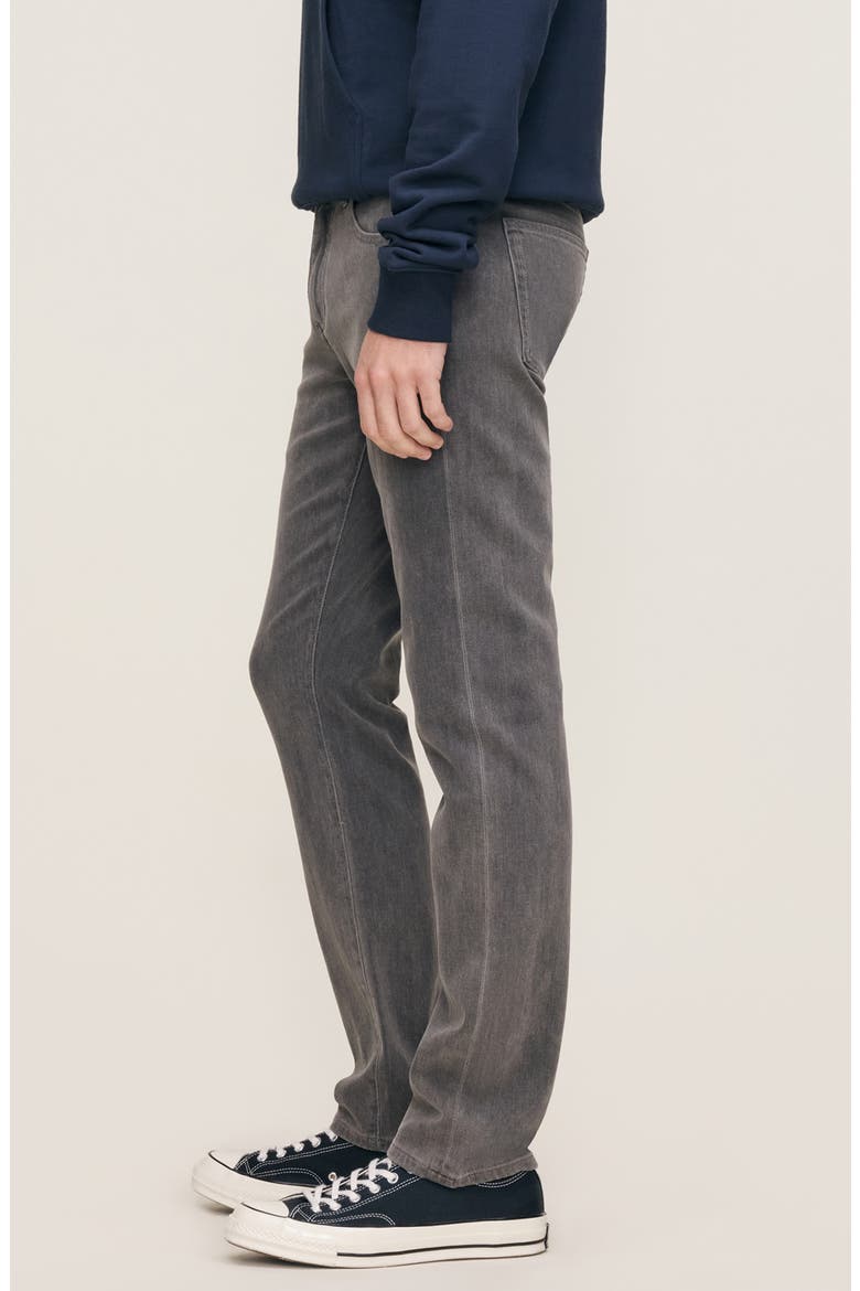 Russell DL Ultimate™ Slim Straight Jeans, Alternate, color, WEATHERED GREY