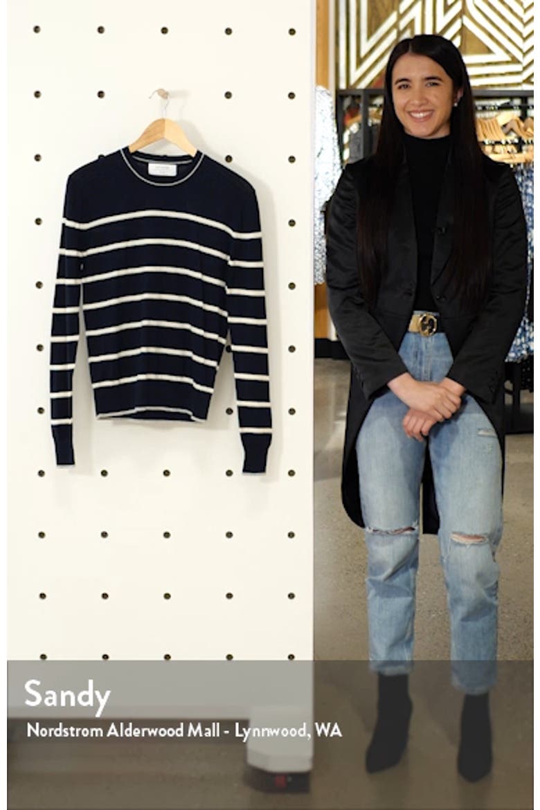 Neat Stripe Cotton Sweater video