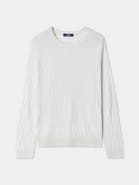 GOBI Mongolian Cashmere Silk Cashmere Textured Sweater