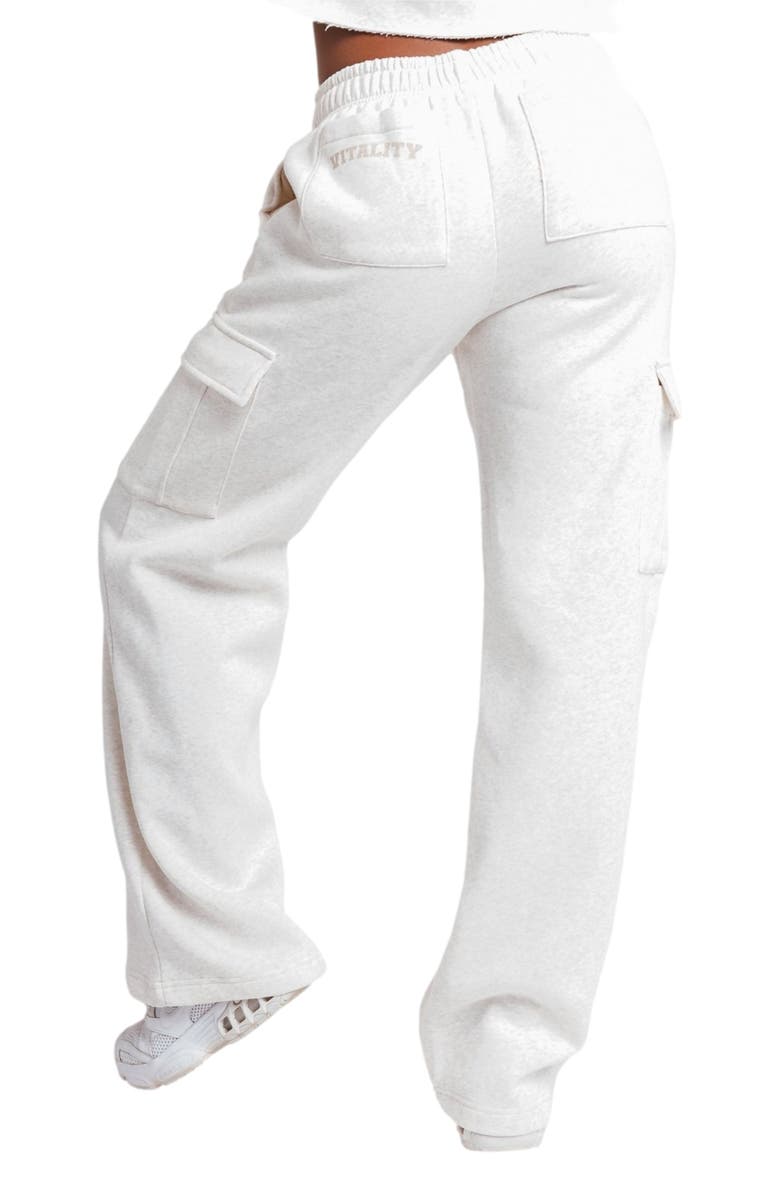 Vitality Cozy Cargo Trouser, Alternate, color, Oat Marl