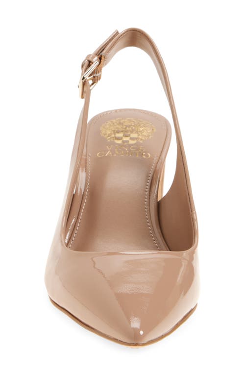 Vince Camuto Hamden Pointed Toe Slingback Pump In Chai Latte Sftpat