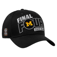 Jordan Brand Men's Nike  Black Michigan Wolverines 2026 NCAA Men's Basketball Tournament March Madness Final Four Locker Room Adjustable Hat